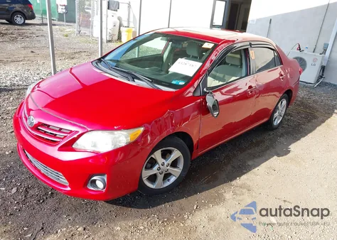 2013 Toyota Corolla Le из США, поврежденный, VIN 2T1BU4EE4DC011085